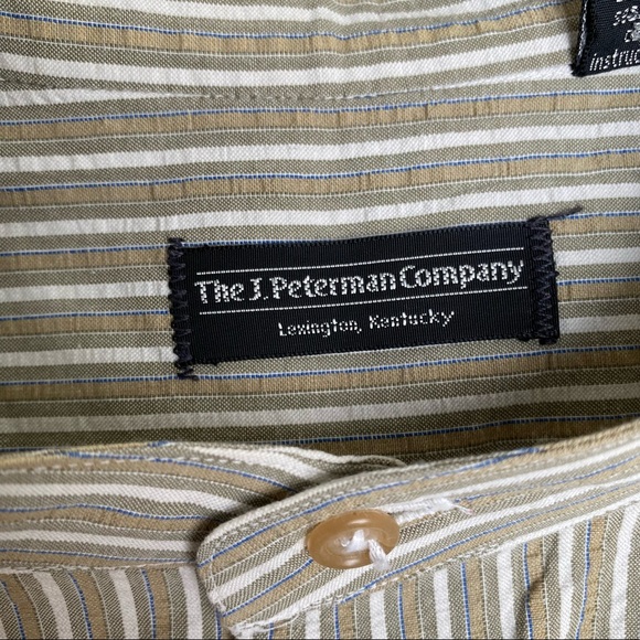 J. Peterman Mandarin Collar Button Down Shirt - Picture 14 of 15